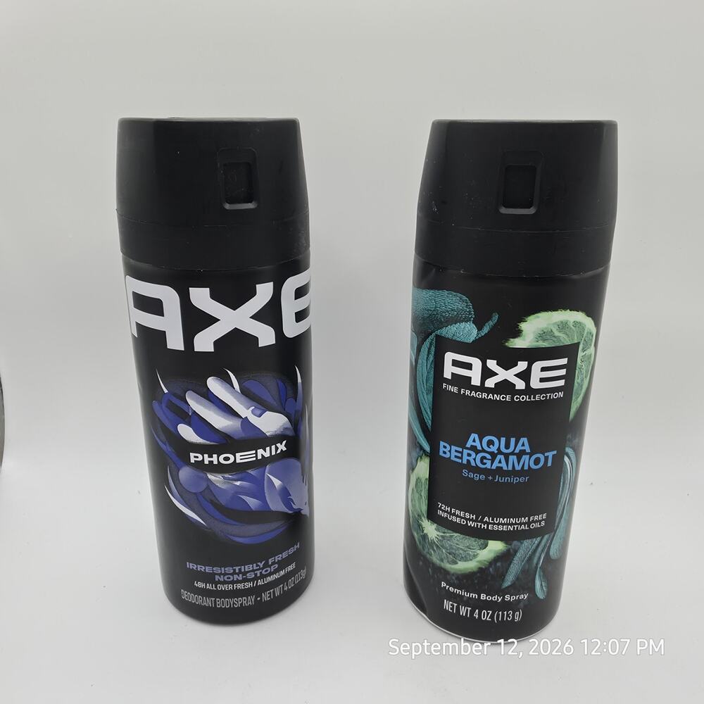 AXE Premium Body Spray Fragrance for Men Aqua Bergamot Sage Juniper 4oz Phoenix